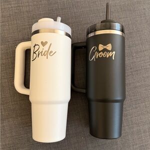 Bride and Groom custom Stanley’s